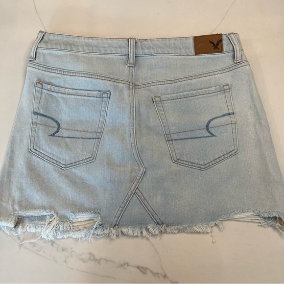 Button up denim skirt AEO - Picture 5 of 8